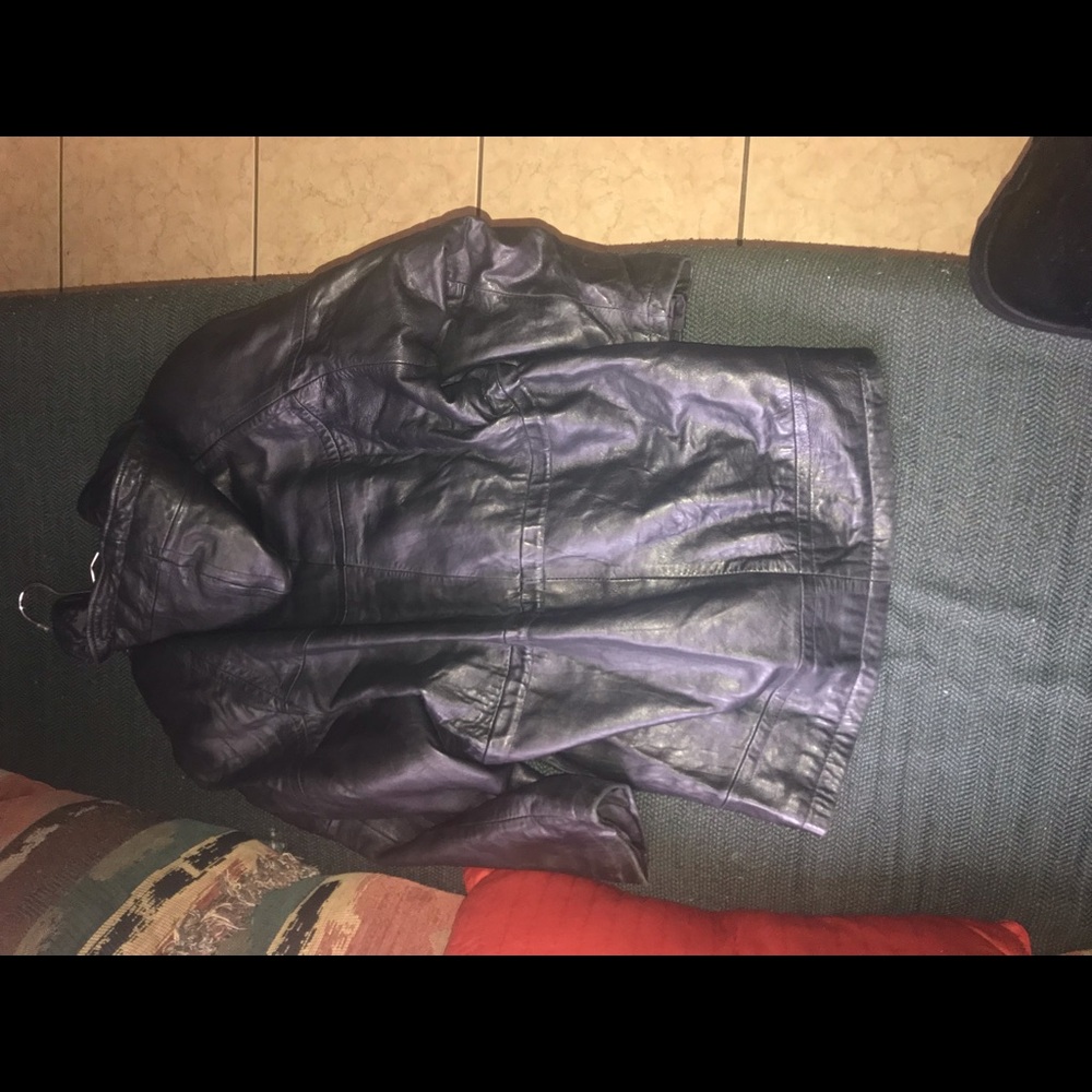 Express leather coat - Picture 3 of 5